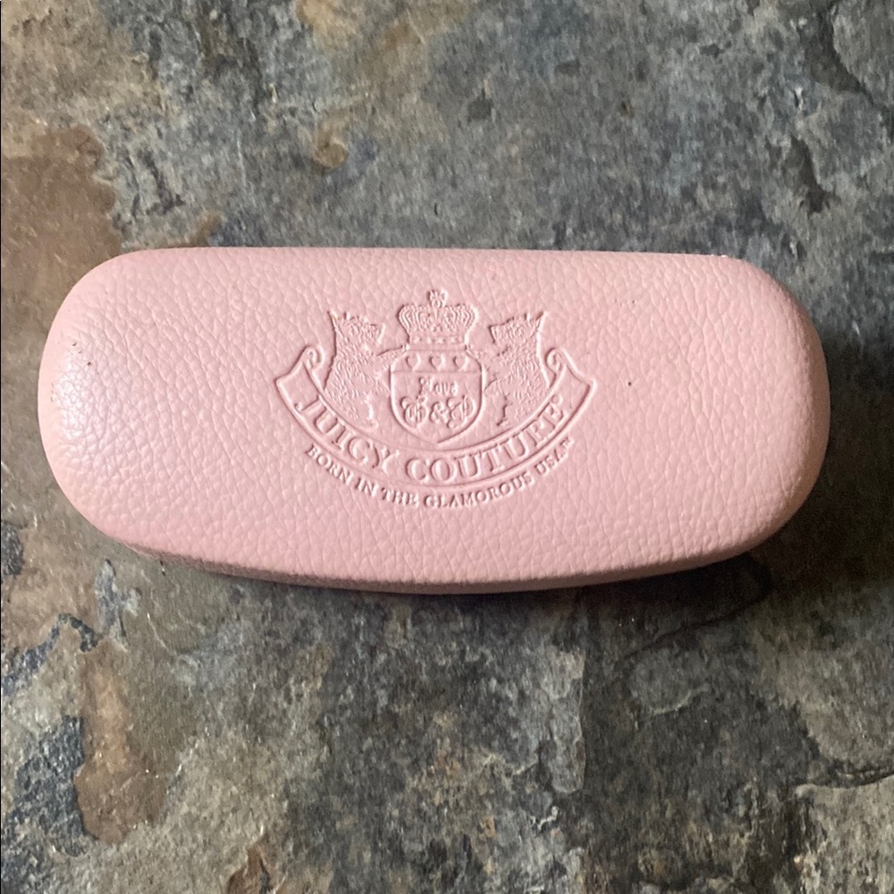 Juicy Couture Blush Pink Eyewear Case